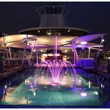 Plaukiojantis fontanas Danube