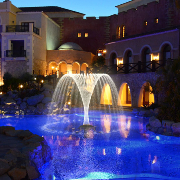 Plaukiojantis fontanas Palm Tree