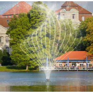 Plaukiojantis fontanas Double Rotary